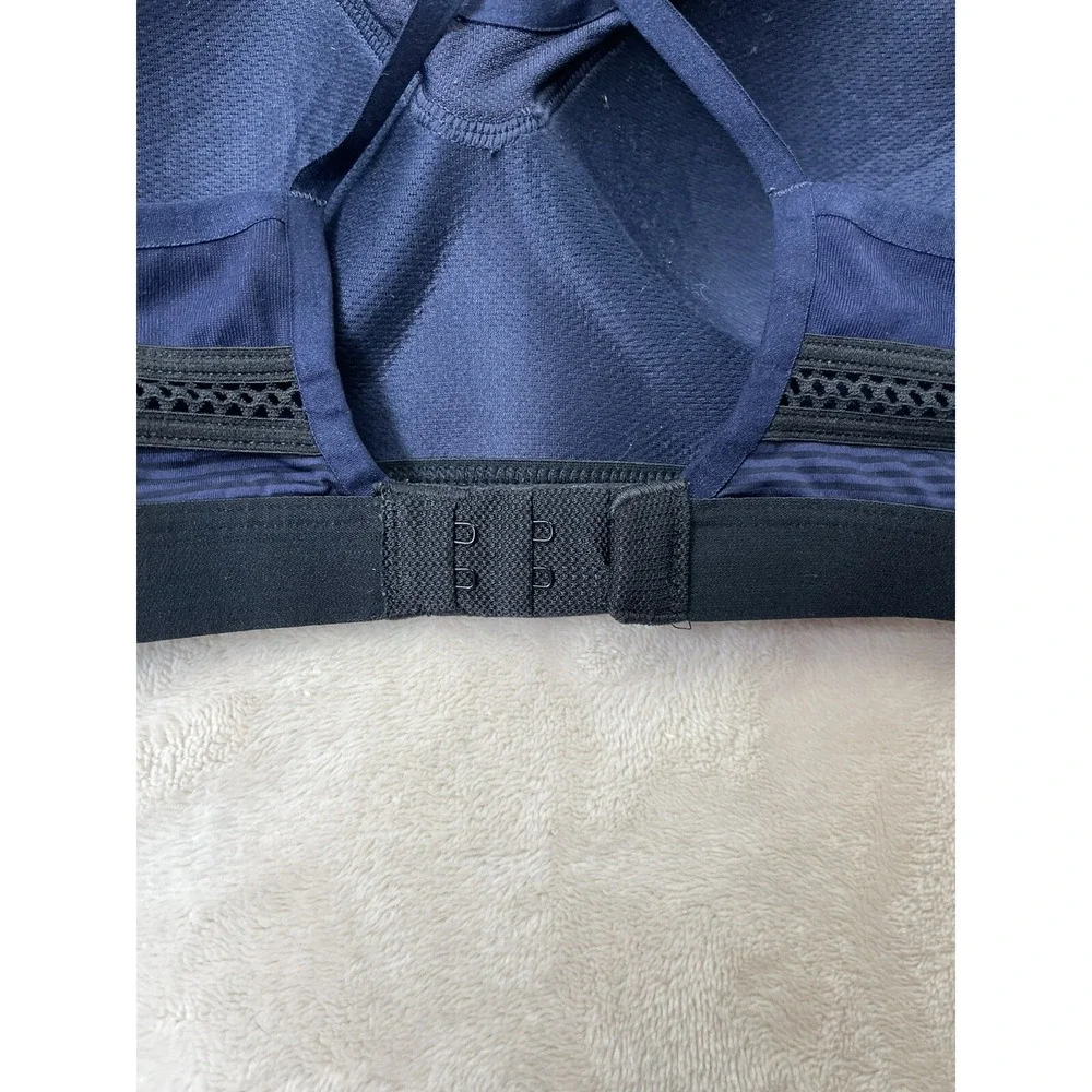Victorias Secret‎ Sports Bra XS S Blue Wireless Padded Clasp Back Pullover